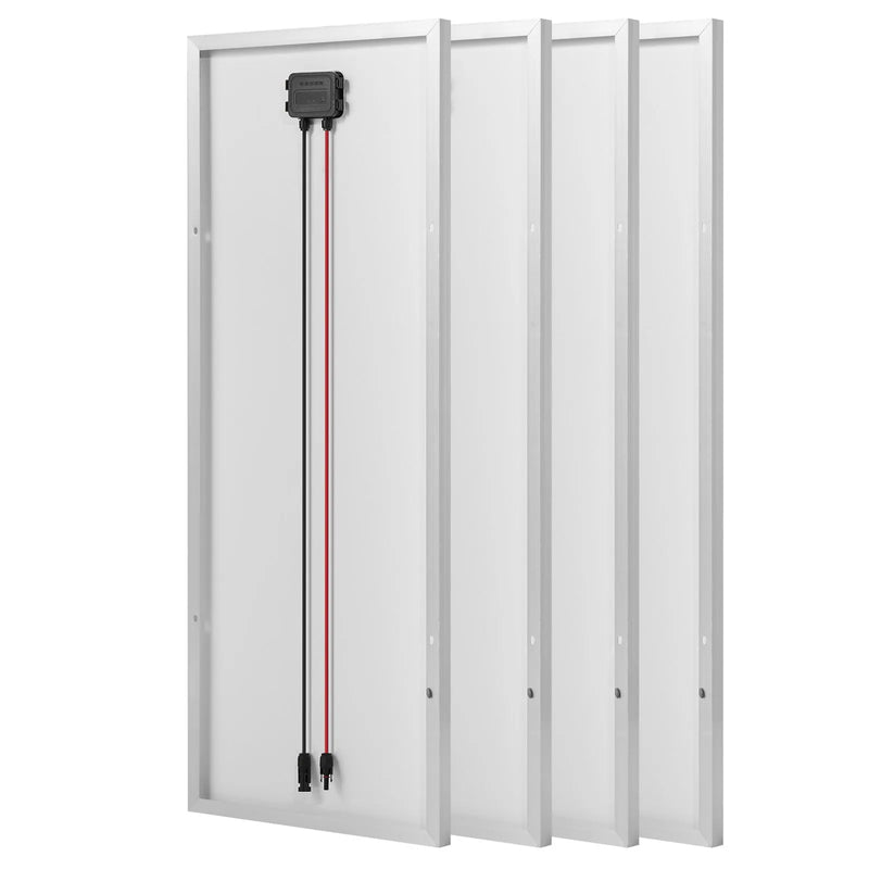 VEVOR 400 W pilns saules enerģijas komplekts ar 4 × 100 W monokristāliskajiem paneļiem, 12,8 V 200 Ah LiFePO₄ akumulatoru, 40 A MPPT uzlādes kontrolieri un 2000 W invertoru mājai, kemperiem, laivām un autonomām sistēmām