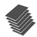 VEVOR 1200 W 24 V pilns saules enerģijas komplekts, 6 × 200 W monokristāliskie saules paneļi, 25,6 V 300 Ah LiFePO₄ akumulators, 24 V 3600 W hibrīdinvertors autonomām sistēmām lielai mājai, šķūnim vai saimniecībai