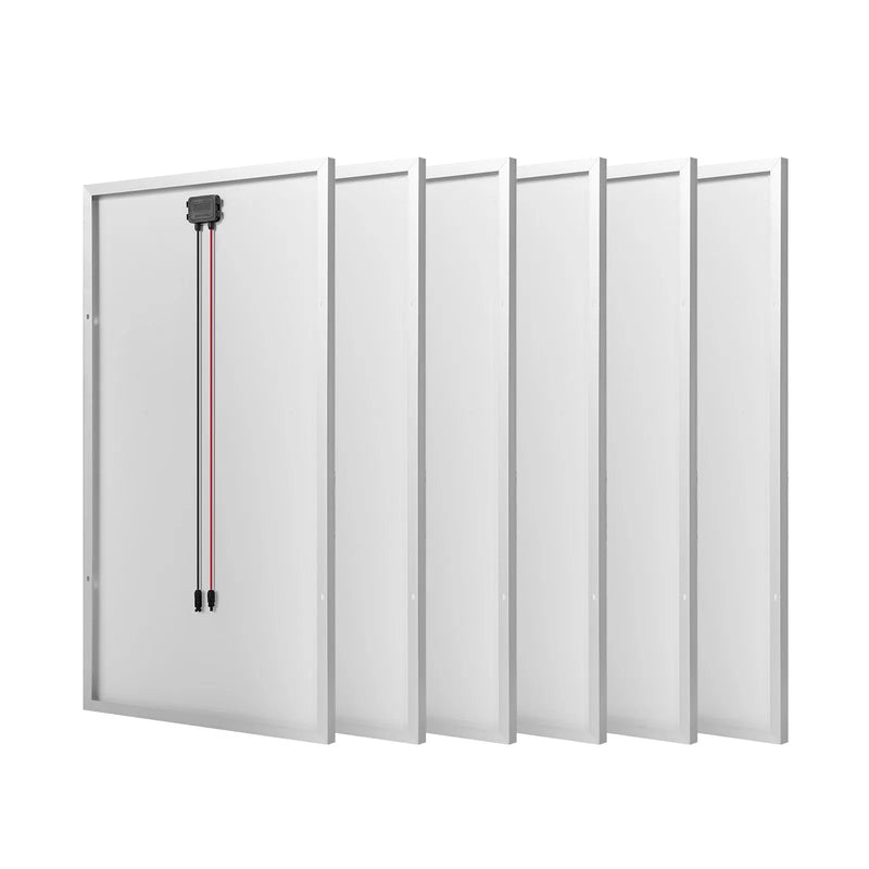 VEVOR 1200 W 24 V pilns saules enerģijas komplekts, 6 × 200 W monokristāliskie saules paneļi, 25,6 V 300 Ah LiFePO₄ akumulators, 24 V 3600 W hibrīdinvertors autonomām sistēmām lielai mājai, šķūnim vai saimniecībai