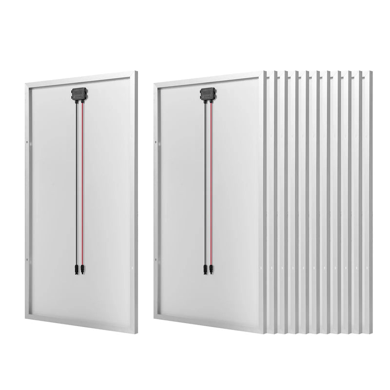 VEVOR 2400 W 48 V pilns saules enerģijas komplekts, 12 × 200 W monokristāliskie saules paneļi, 51,2 V 100 Ah LiFePO₄ akumulators, 48 V 5000 W hibrīdinvertors autonomām sistēmām lielai mājai, šķūnim vai saimniecībai