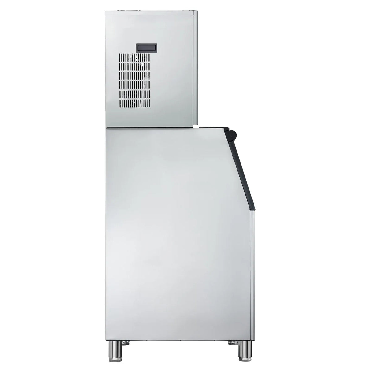 VEVOR Professional Ice Maker 250 kg/24 h with 136 kg Stainless Steel Storage Tank, Self-Cleaning, Touch Screen