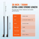 VEVOR lineārā aktuatora komplekts 2 gab., 12 V, gājiens 760 mm, ātrums 9 mm/s, slodze līdz 99,79 kg/1000 N, IP54 aizsardzība