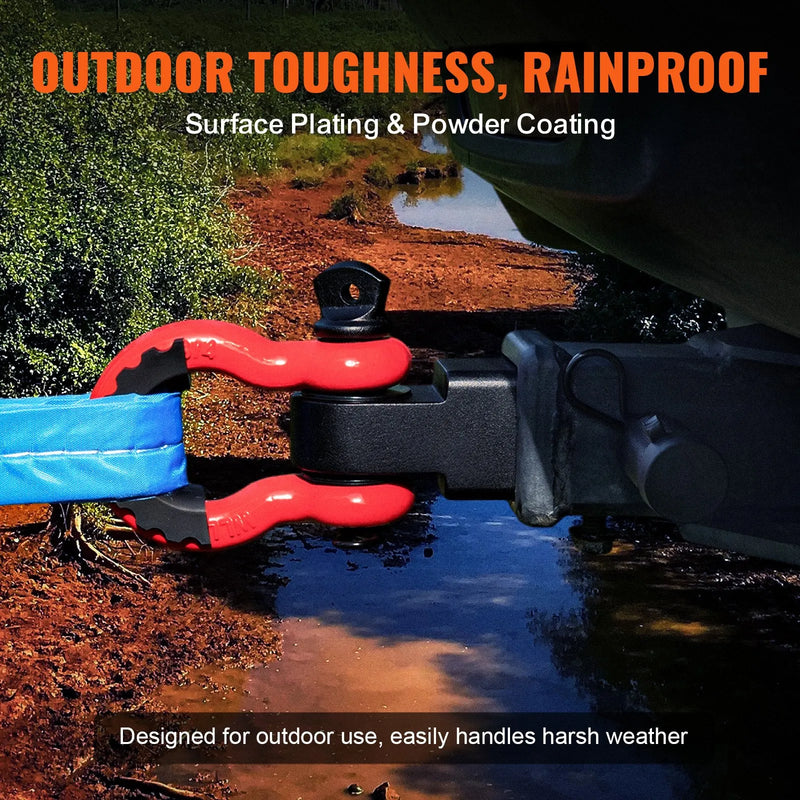 50 mm piekabes šakles āķa uzmava ar D-veida gredzenu kravas automašīnām un apvidus auto, 29,9 t