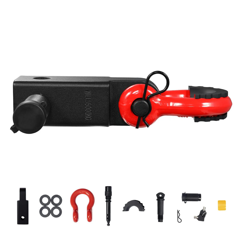 50 mm piekabes šakles āķa uzmava ar D-veida gredzenu kravas automašīnām un apvidus auto, 29,9 t