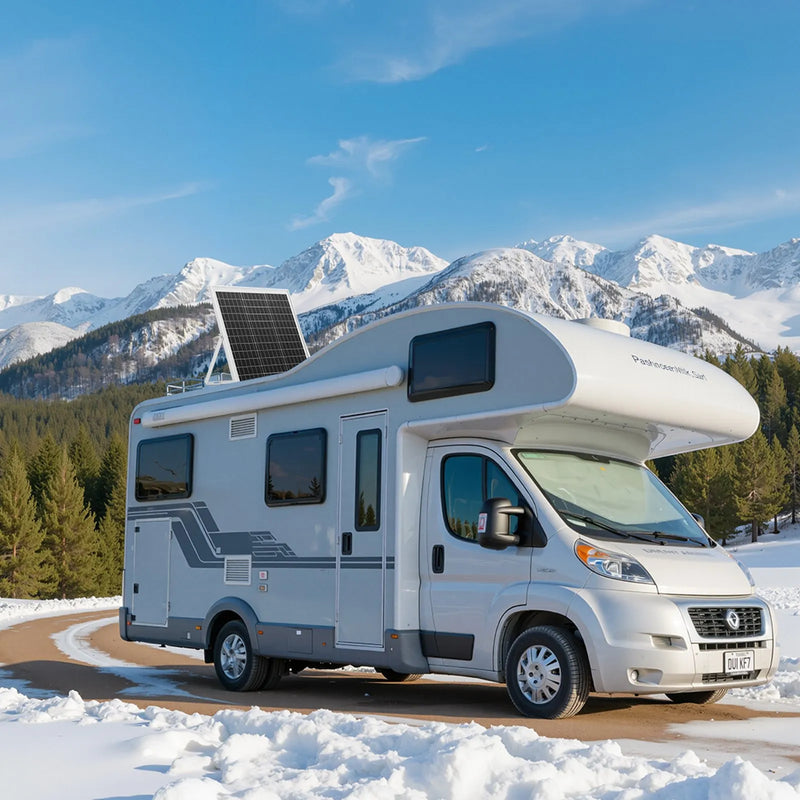 VEVOR 20 W 12 V saules paneļa akumulatora lādētājs ar MPPT kontrolieri un regulējamu stiprinājuma kronšteinu, IP67 ūdensizturīgu konstrukciju, piemērots automašīnām, laivām, kemperiem, motocikliem un piekabēm