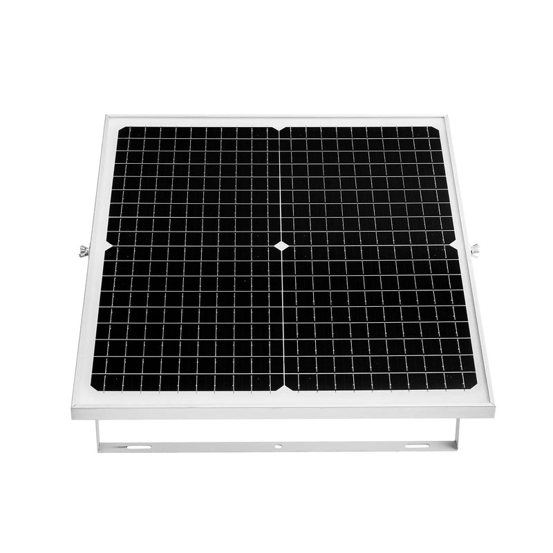 VEVOR 30 W 12 V saules paneļa akumulatora lādētājs, uzturošās uzlādes saules lādētājs ar viedo MPPT kontrolieri un regulējamu montāžas kronšteinu, IP67 ūdensizturīgs, paredzēts automašīnām, laivām, kemperiem, motocikliem un piekabēm