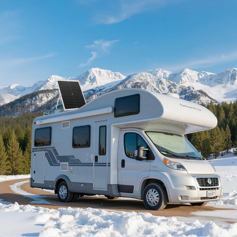 VEVOR 30 W 12 V saules paneļa akumulatora lādētājs, uzturošās uzlādes saules lādētājs ar viedo MPPT kontrolieri un regulējamu montāžas kronšteinu, IP67 ūdensizturīgs, paredzēts automašīnām, laivām, kemperiem, motocikliem un piekabēm