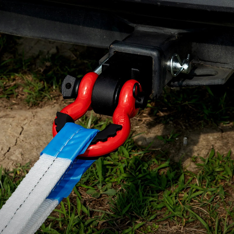 50 mm piekabes sakabes uztvērējs ar D-gredzena vilkšanas šakli, piemērots kravas auto un Jeep, izturība līdz 29,9 t