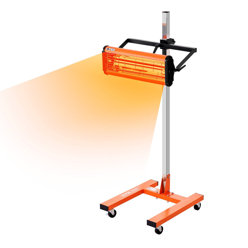 VEVOR 1500 W augstas jaudas infrasarkanā krāsas žāvēšanas lampa automašīnas korpusa apkurei