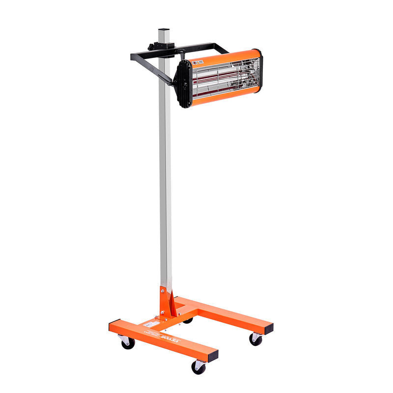 VEVOR 1500 W augstas jaudas infrasarkanā krāsas žāvēšanas lampa automašīnas korpusa apkurei