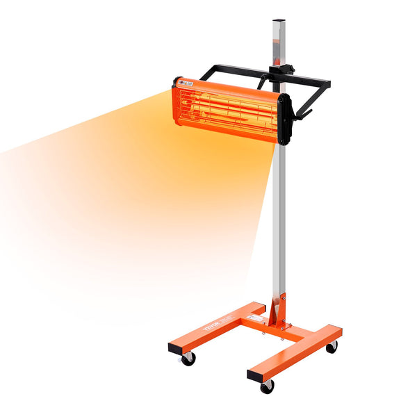 VEVOR 1500 W augstas jaudas infrasarkanā krāsas žāvēšanas lampa automašīnas korpusa apkurei
