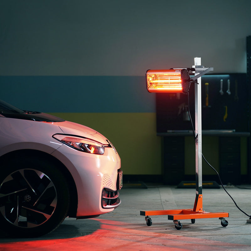 VEVOR 1500 W augstas jaudas infrasarkanā krāsas žāvēšanas lampa automašīnas korpusa apkurei