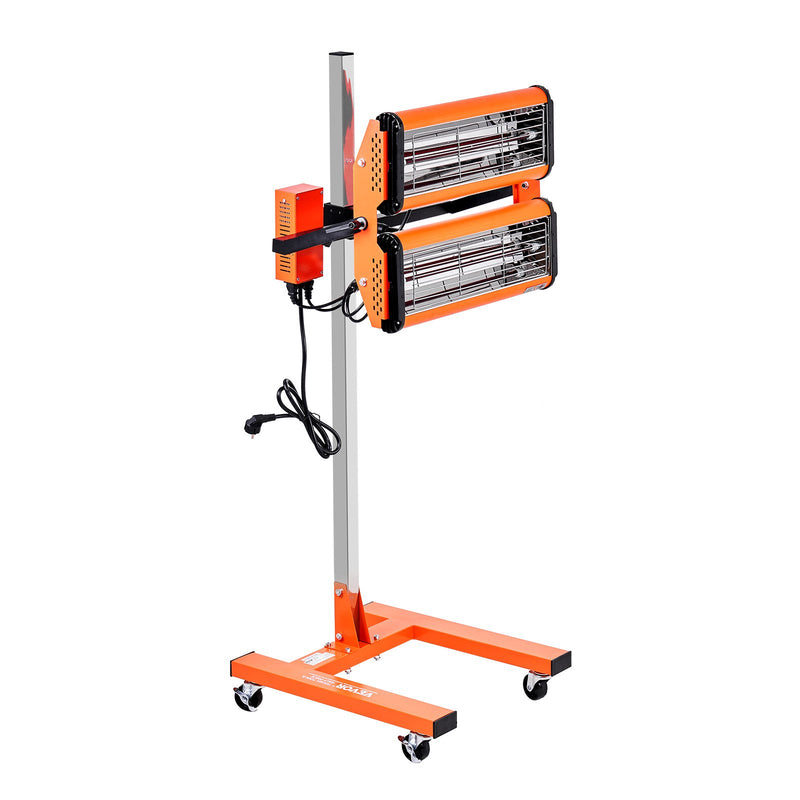 VEVOR 2200 W augstas jaudas infrasarkanā krāsas žāvēšanas lampa auto virsbūves žāvēšanai