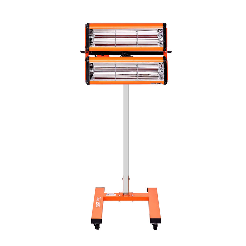 VEVOR 2200 W augstas jaudas infrasarkanā krāsas žāvēšanas lampa auto virsbūves žāvēšanai