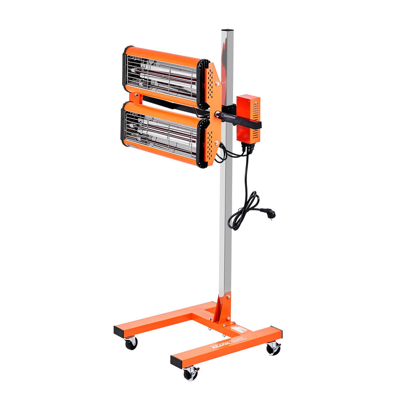 VEVOR 2200 W augstas jaudas infrasarkanā krāsas žāvēšanas lampa auto virsbūves žāvēšanai