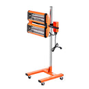 VEVOR 2200 W augstas jaudas infrasarkanā krāsas žāvēšanas lampa auto virsbūves žāvēšanai