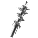 Rokas gaļas maļamā mašīna, 304 nerūsējošais tērauds, ar kloķi un tērauda stiprinājumu galdam, desu pildītājs ar 2 griešanas diskiem un 4 uzgaļiem, piemērota liellopu, cūkgaļas un citu produktu malšanai