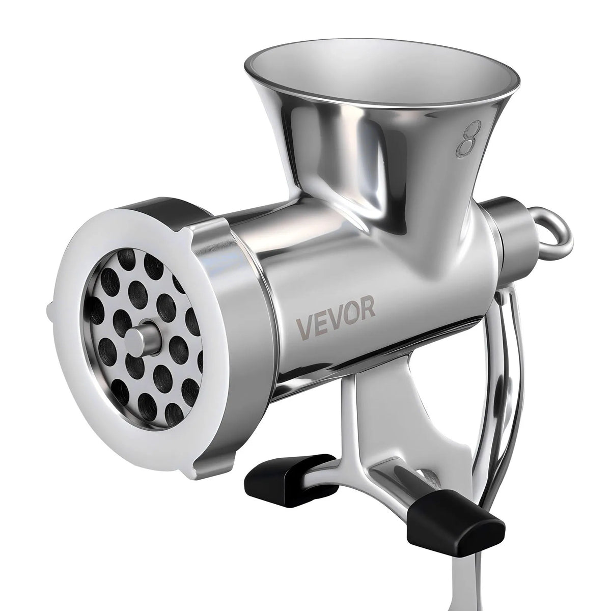 VEVOR Manual Meat Grinder 304 Stainless Steel with Crank, 2 Discs and Sausage Filler