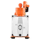 VEVOR AC vakuuma sūkņa un manometru komplekts 198 l/min, divpakāpju rotācijas lāpstiņu HVAC vakuuma sūknis ar A/C manometru kolektoru, noplūžu detektoru un pārnēsāšanas somu, paredzēts R134a / R22 / R410a auto un HVAC gaisa kondicionēšanas sistēmām