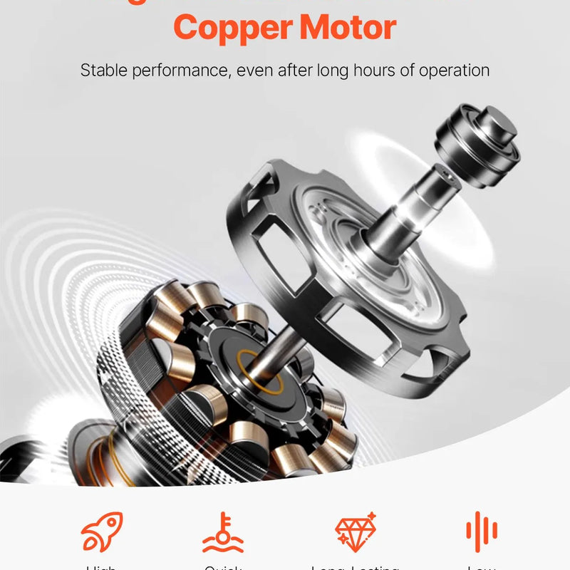 VEVOR vakuuma sūknis 300 l/min, vienpakāpes rotācijas lāpstiņu HVAC vakuuma sūknis R134a / R22 / R410a sistēmām, komplekts ar eļļas pudeli, paredzēts automobiļu kondicionieru apkopei un sveķu degazēšanai