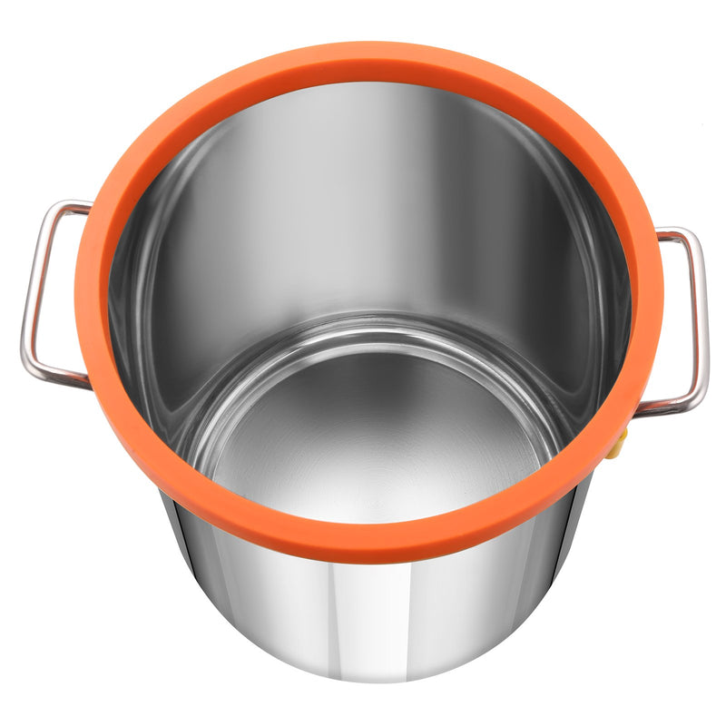 VEVOR vakuuma kamera 18,9 l ar vienpakāpes vakuuma sūkni 99 l/min, rūdīta stikla vāks, ar 250 ml eļļas pudeli, paredzēta koksnes stabilizēšanai, silikonu un epoksīdu degazācijai