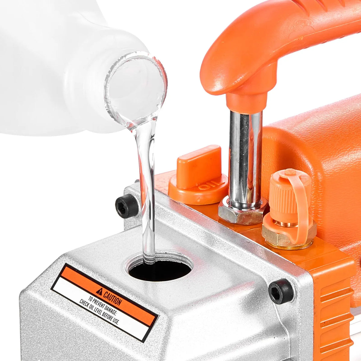 VEVOR 18.93 L Vacuum Chamber with Vacuum Pump, Single-Stage Vacuum Pump 99 L/min, Stainless Steel Degassing Chamber Kit with Tempered Glass Lid and 1.5 m Hose, for Wood Stabilisation and Silicone Resin Degassing