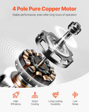 VEVOR vakuuma kamera 19 l ar vienpakāpes vakuuma sūkni 100 l/min, nerūsējošā tērauda kamera ar akrila vāku, ar eļļu un 1,5 m šļūteni, paredzēta sveķu, silikonu un epoksīdu degazācijai