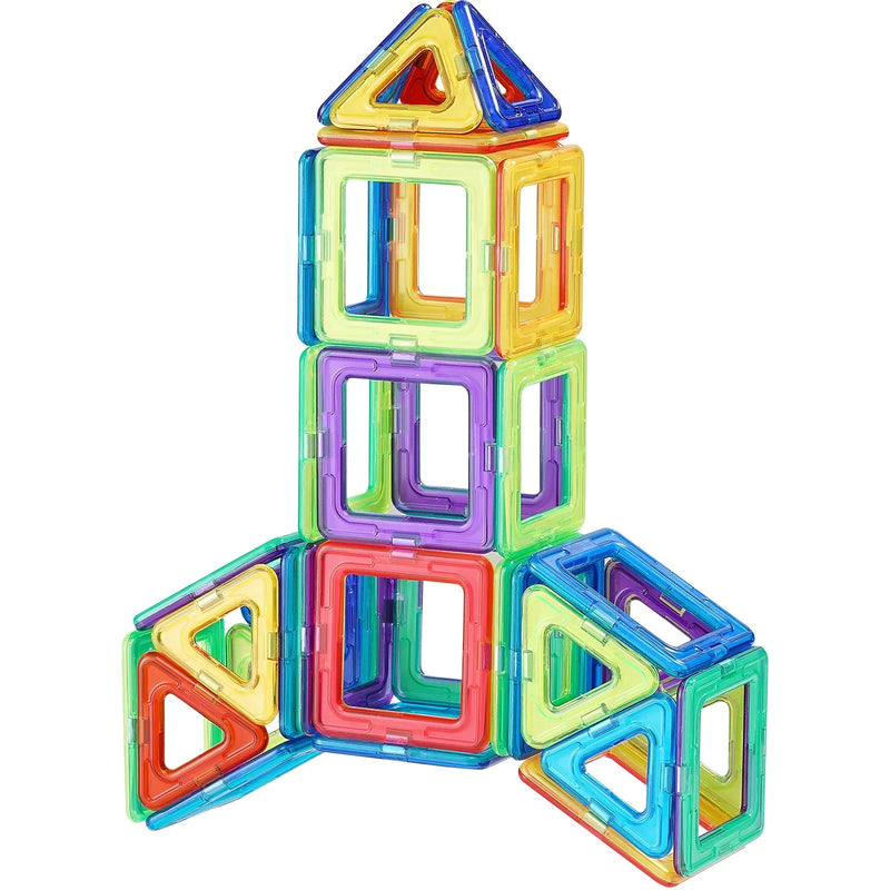 VEVOR magnētisko kluču komplekts, 123 gab., magnētiskie būvkluču elementi bērniem ar riteņu komplektu un panorāmas rata konstrukciju; STEM izglītojošā būvēšanas rotaļlieta bērniem no 5 gadu vecuma