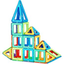 VEVOR magnētisko kluču komplekts, 62 gab., magnētiskie būvkluču elementi bērniem ar riteņu komplektu; STEM sensorā izglītojošā rotaļlieta bērniem no 4 gadu vecuma