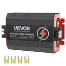 VEVOR 12 V 60 A DC–DC akumulatora lādētājs 750 W, borta lādētājs svina-skābes, litija, AGM, GEL un šķidrā elektrolīta akumulatoriem, viedā daudzpakāpju uzlāde, paredzēts kemperiem, komerctransportam, laivām un jahtām