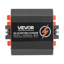 VEVOR 12 V 20 A DC–DC akumulatora lādētājs 250 W, borta lādētājs svina-skābes, litija, AGM, GEL un šķidrā elektrolīta akumulatoriem, viedā daudzpakāpju uzlāde, paredzēts kemperiem, komerctransportam, laivām un jahtām
