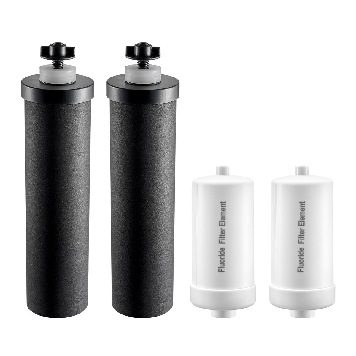 VEVOR Water Purification Replacement Filters for Gravity Filtration System, 4 pcs