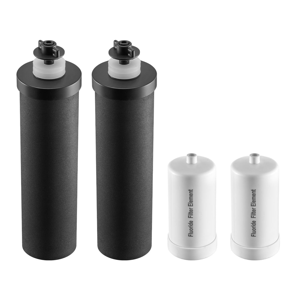 VEVOR Water Purification Replacement Filters for Gravity Filtration System, 4 pcs