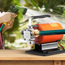 VEVOR ūdens pārsūknēšanas sūknis 12 V DC, plūsma 23 l/min, jauda 75 W, pārnēsājams elektriskais sūknis ar 183 cm iesūkšanas šļūtenes komplektu, lāpstiņriteni un sieta filtru dārza, lietus ūdens tvertņu, baseinu, dīķu, burbuļvannu un akvāriju nosusināšanai