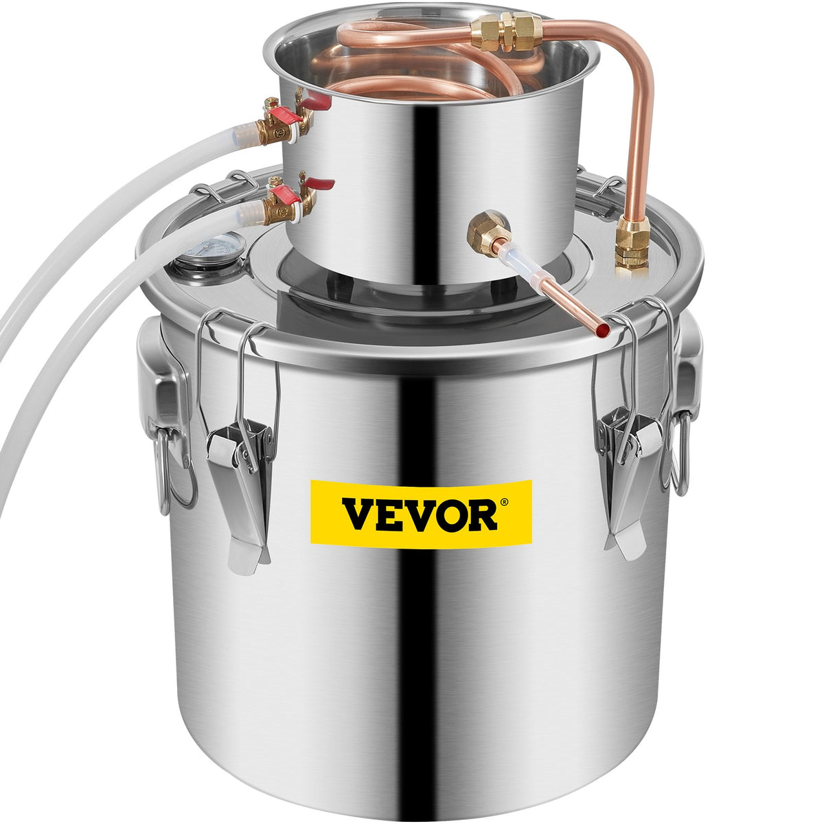 VEVOR 30 l distillation kit with water pump for alcohol and essential oils