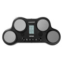 VEVOR elektriskā bungas sistēma ar 4 spilventiņiem, 163 skaņām, austiņu ligzdu un stereo skaļruņiem