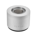 VEVOR galda ugunskura bļoda, betona galda kamīns iekštelpām un āra dekoram, pārnēsājams spirta deglis “S’mores” pagatavošanai, piemērots terasei un balkonam ar ugunsdzēšļa vāku, cilindrisks gaiši pelēks