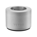 VEVOR galda ugunskura bļoda, betona galda kamīns iekštelpām un āra dekoram, pārnēsājams spirta deglis “S’mores” pagatavošanai, piemērots terasei un balkonam ar ugunsdzēšļa vāku, cilindrisks gaiši pelēks