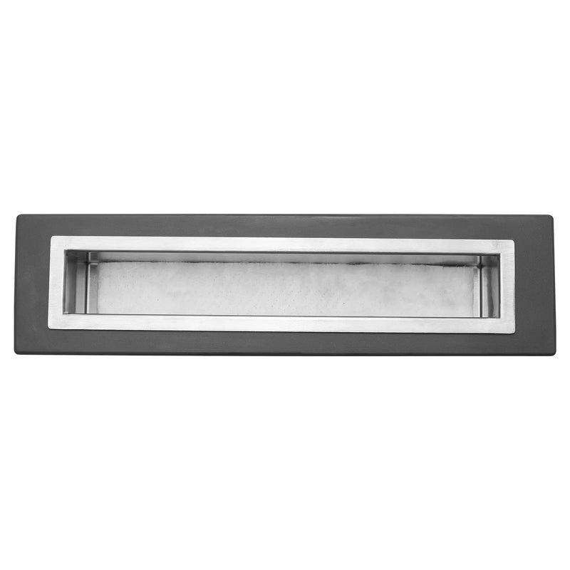 VEVOR galda ugunskura bļoda 38 cm, betona galda kamīns iekštelpām un āra dekoram, pārnēsājams spirta deglis “S’mores” pagatavošanai, piemērots terasei un balkonam, ar ugunsdzēšļa vāku, kvadrātveida gaiši pelēks