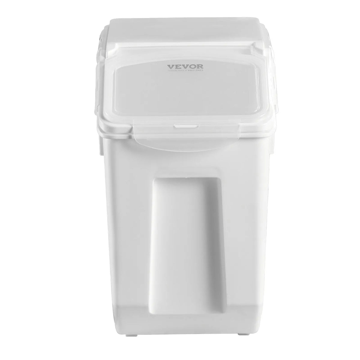VEVOR Food Storage Container Set with Wheels and Measuring Cups, 2 × 15 l + 2 × 20 l