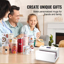 VEVOR automātiskā termoprese krūzēm 330-900 ml sublimācijai, balta