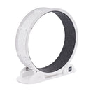 Kaķu treniņrats ar pedometru, 103,6 cm, ar bremzi un paklājētu skrejceļu, kluss skrejritenis telpām kaķiem līdz 13,6 kg, balts