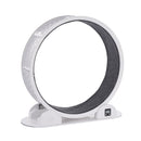 Kaķu treniņrats ar pedometru, 103,6 cm, ar bremzi un paklājētu skrejceļu, kluss skrejritenis telpām kaķiem līdz 13,6 kg, balts