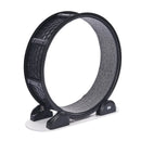 VEVOR kaķu skriešanas ritenis ar pedometru, bremzi un paklājotu skriešanas virsmu, 104 cm kluss trenažieris telpām kaķiem līdz 13,6 kg, melns