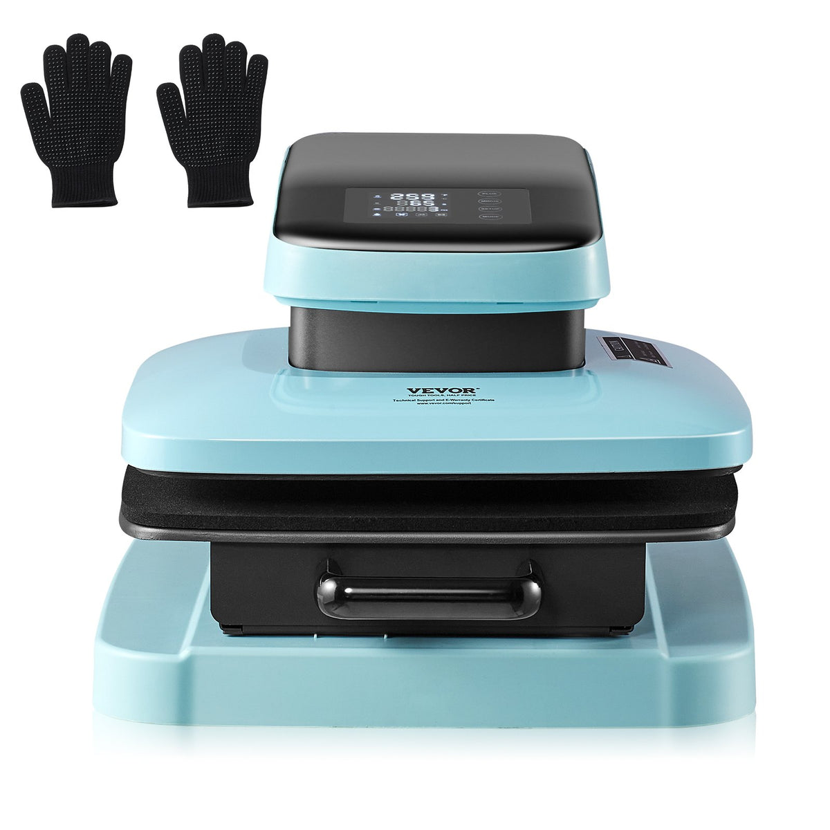 VEVOR automaatne kuumpress 38 × 38 cm automaatse avanemisega, sublimatsiooniks, vinüülile ja termoülekandeks