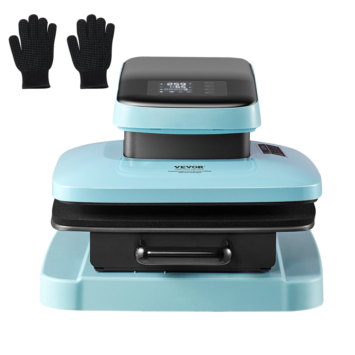 VEVOR automaatne kuumpress 38 × 38 cm automaatse avanemisega, sublimatsiooniks, vinüülile ja termoülekandeks