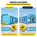 Uzpūšamā krāsošanas kabīne automašīnām 9 × 6 × 4 m ar filtru un 2 ventilatoriem