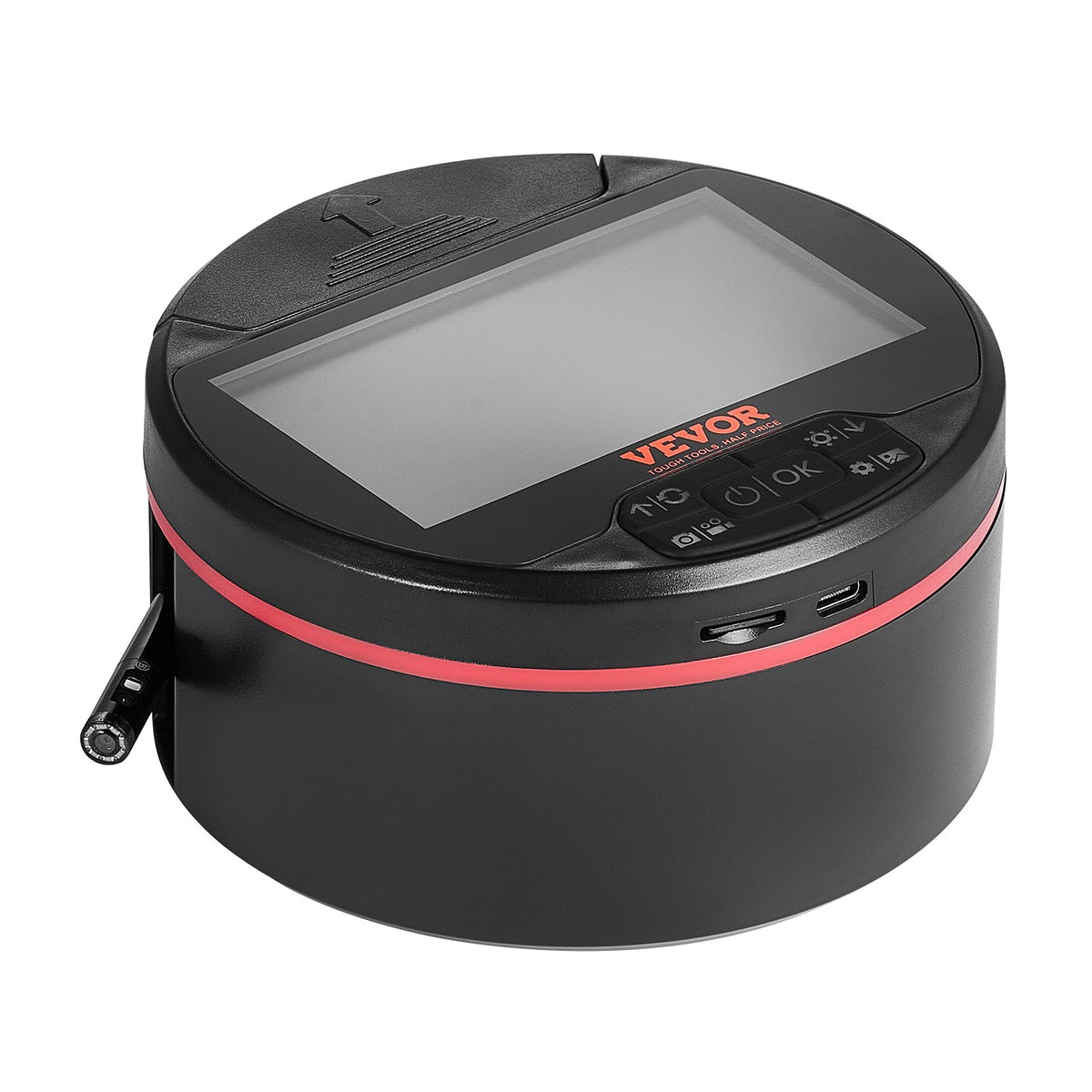Бороскоп VEVOR с трехскатным экраном, эндоскопическая камера с экраном IPS 10,92 см и 8 + 2 светодиодами