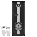 VEVOR ieroču seifs 4 šautenēm, garo ieroču un pistoles skapis, ātrās piekļuves šauteņu seifs ar 3 patronu nodalījumiem un 2 regulējamām turētāju rindām, liels digitālais seifs ar atslēgas un paroles slēdzeni