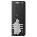 VEVOR ieroču seifs 10–12 šautenēm, garo ieroču un pistoles skapis, ātrās piekļuves šauteņu seifs ar 4 pistoles kabatām un 3 regulējamām turētāju rindām, liels digitālais seifs ar atslēgas un paroles slēdzeni